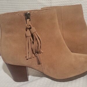 Tan Suede Ankle Boots
